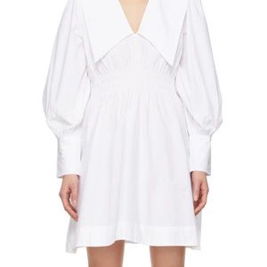 White Ganni Dress size L and XL